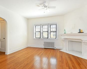 Hardwood Floors at Irving Courts by Reside Apartments, 718 W Irving Park Rd, Chicago